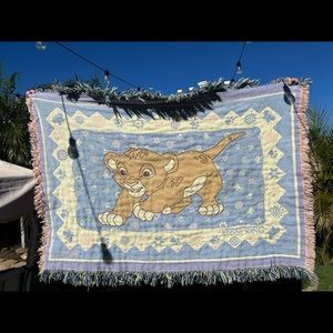 Lion King Knit Baby Blanket